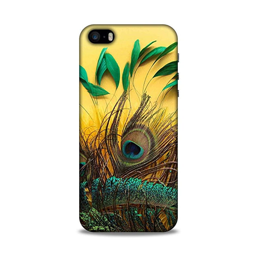 Luxocase Apple iPhone 5s Lord Krishna Peacock Feather Back Case Cover Stylish Printed Designer Cases Covers for Apple iPhone 5s / iPhone 5s : Amazon.in: Electronics HD phone wallpaper