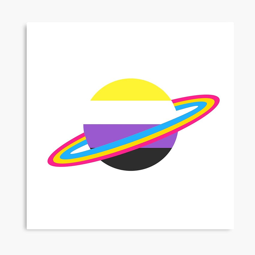 Nonbinary/Pansexual Pride Planet, non binary pansexal HD phone wallpaper