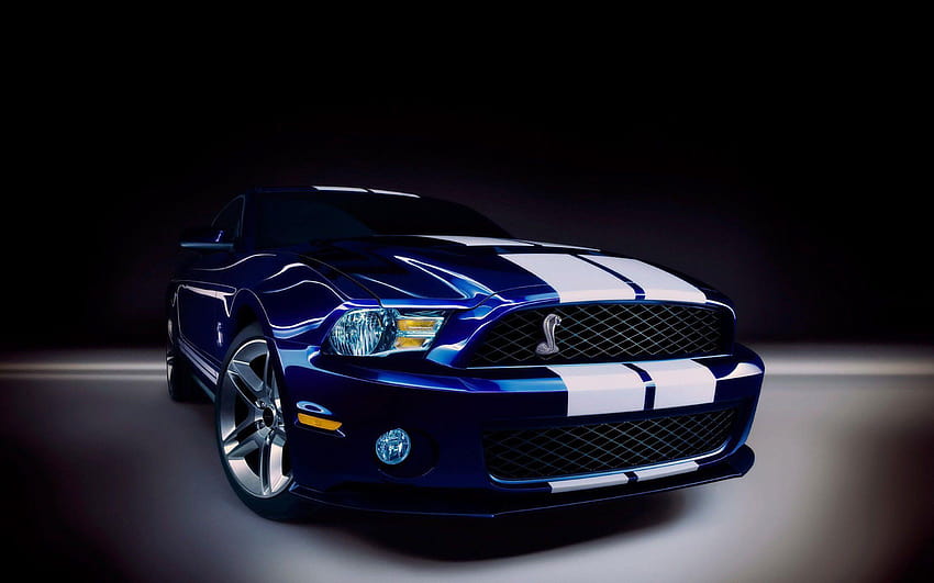 blaue Autos HD-Hintergrundbild