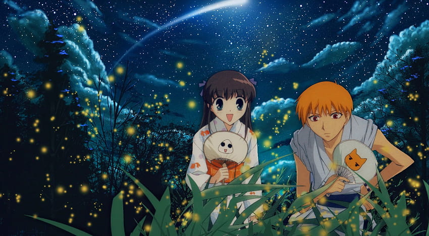 Anime Fruits Basket Kyo Sohma Tohru Honda im Jahr 2021 HD-Hintergrundbild