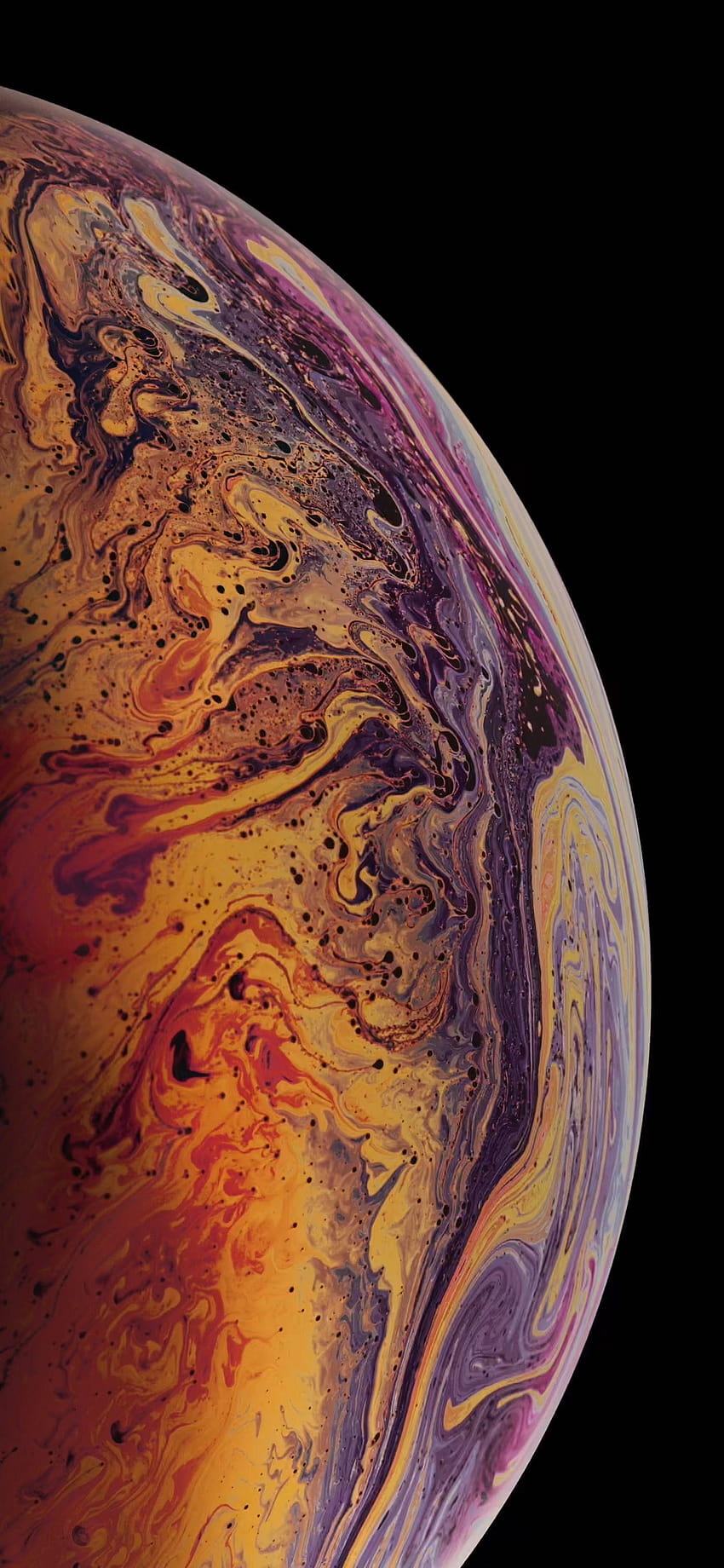 iPhone XS Planet HD phone wallpaper