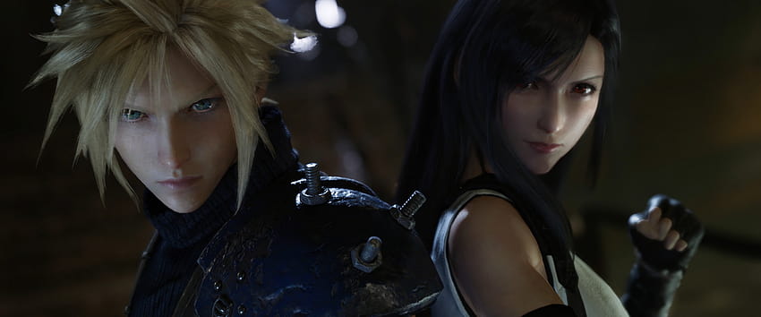 Final Fantasy 7 Remake Cloud Strife Tifa Lockhart papel de parede HD