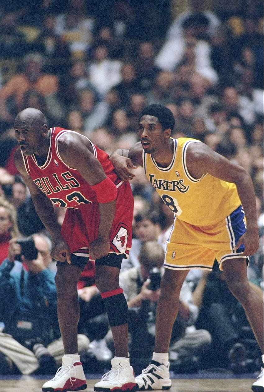 Kobe Bryant y MJ en Perro, lebron y jordan fondo de pantalla del teléfono