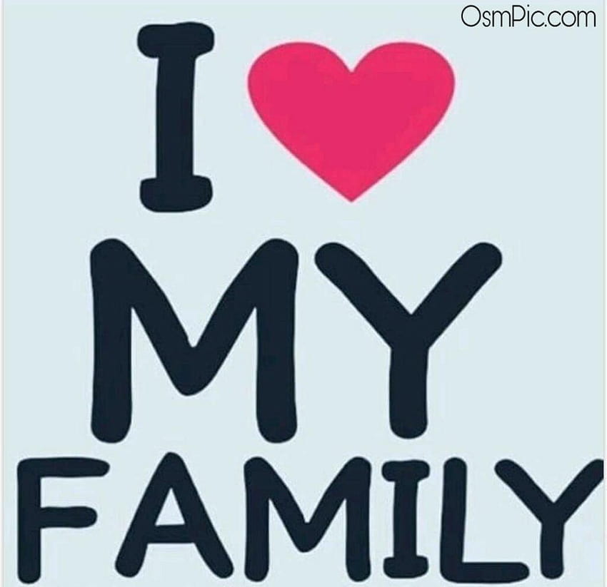 Saya Suka Ikon Keluarga Saya Untuk Grup Keluarga Whatsapp, keluarga manis Wallpaper HD