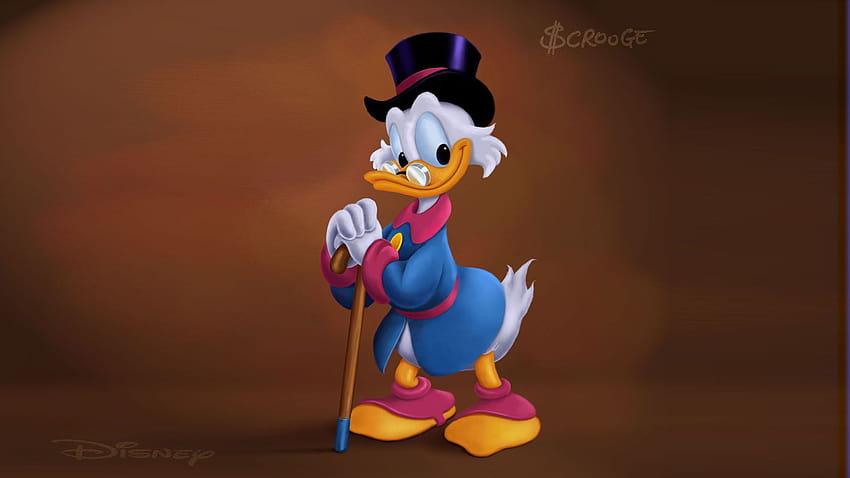 Scrooge Mcduck to fikcyjna postać Walt Disney Company Tapeta HD
