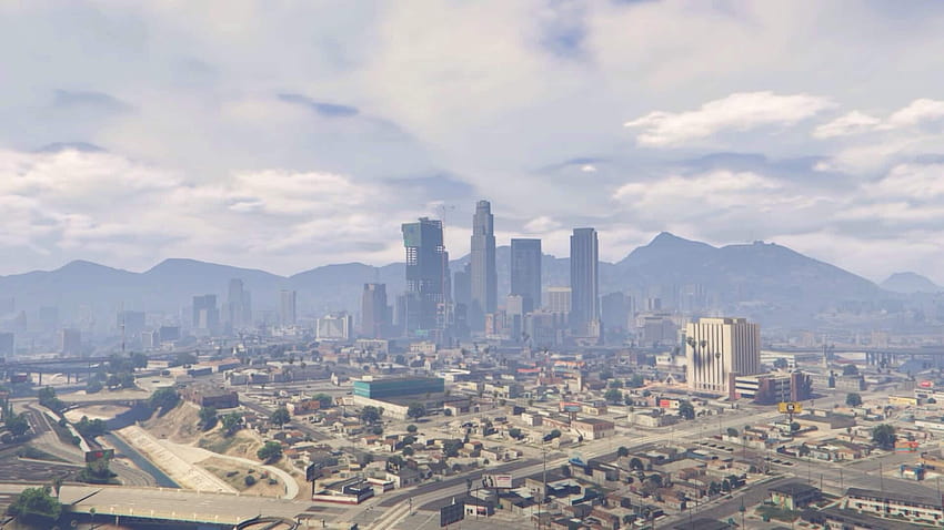 Les vrais monuments de Los Santos de Grand Theft Auto 5, spécial été de Los Santos Fond d'écran HD