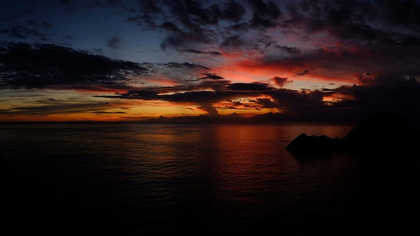 Sunset Dark, 어두운 석양 HD 월페이퍼