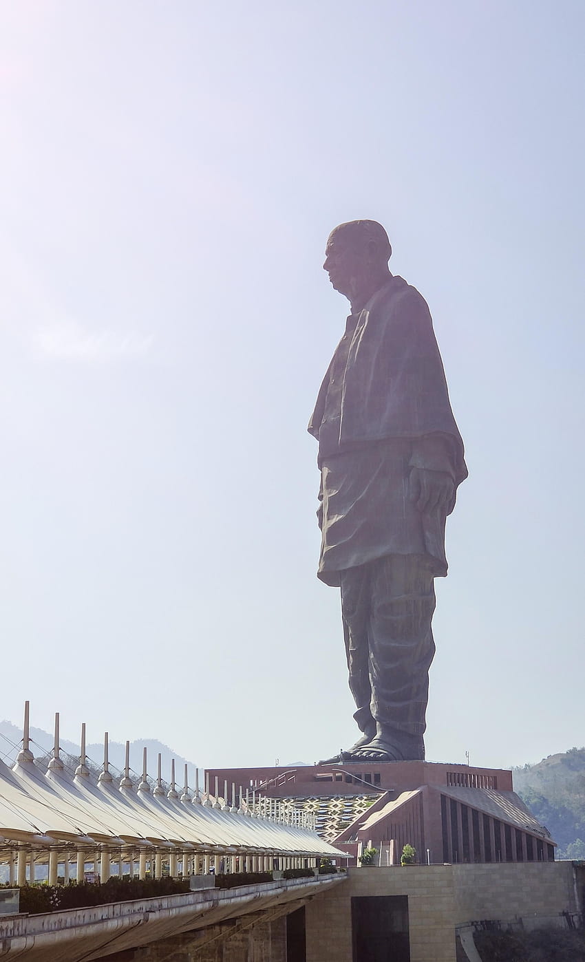 ITAP of the statue of unity. HD phone wallpaper