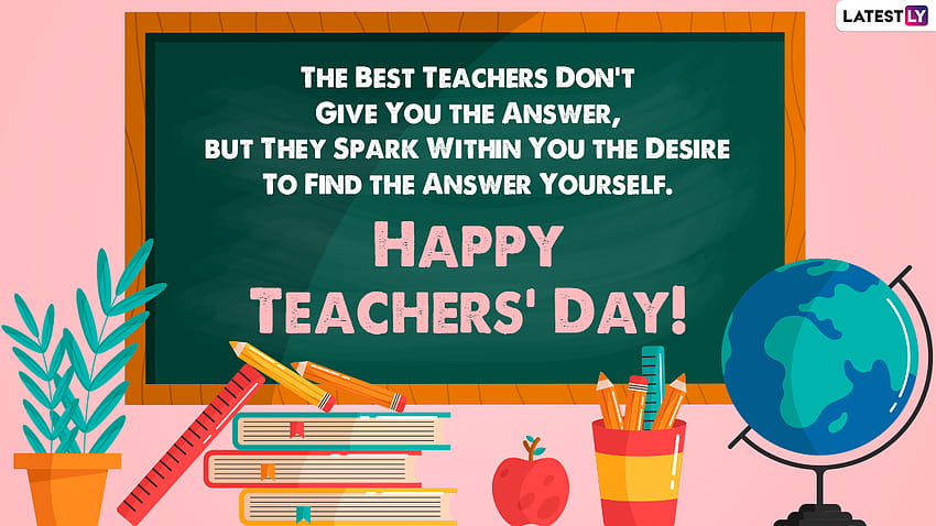 Best Teachers' Day 2021 Greetings & for Online: Send Happy Teachers Day Wishes With GIFs, Quotes, and Lovely Messages, thank you teacher HD wallpaper