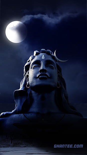 Black Lord Shiva Adiyogi HD Wallpaper Download