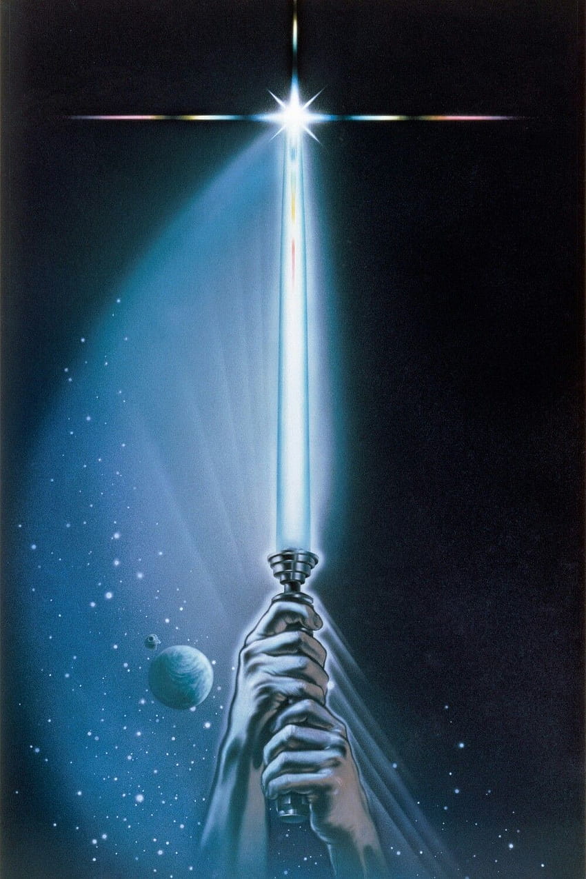 Star Wars: The Return of the Jedi. Luke's new lightsaber was originally going to BLUE again but when th…, jedi lightsaber HD phone wallpaper