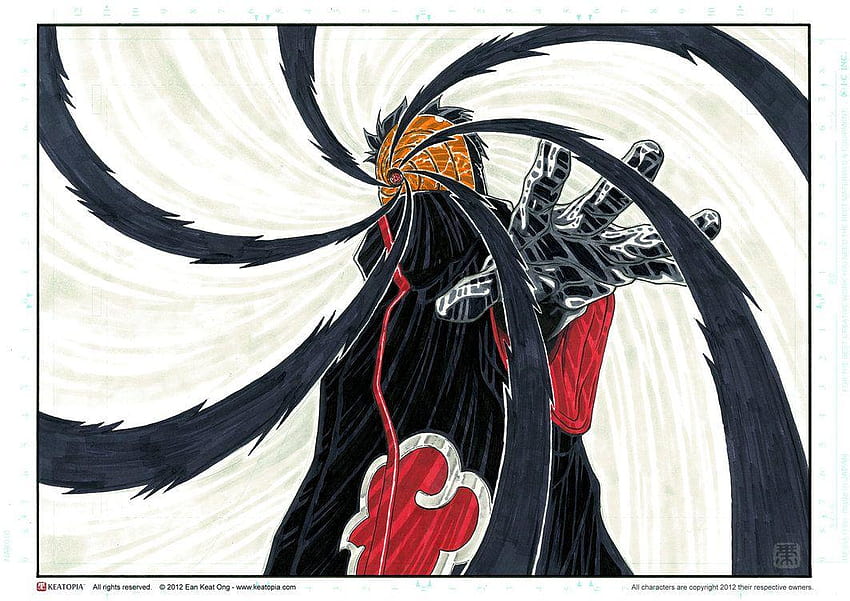 Naruto Akatsuki Tobi by Keatopia HD wallpaper