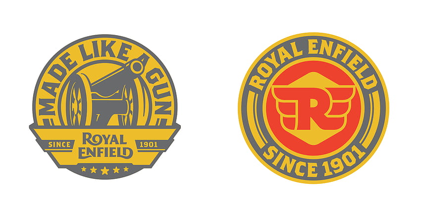 Royal Enfield-Logo, Landfahrzeug, Motorrad, Fahrzeug, Kraftfahrzeug, Kraftstofftank, Royal Enfield-Symbol HD-Hintergrundbild