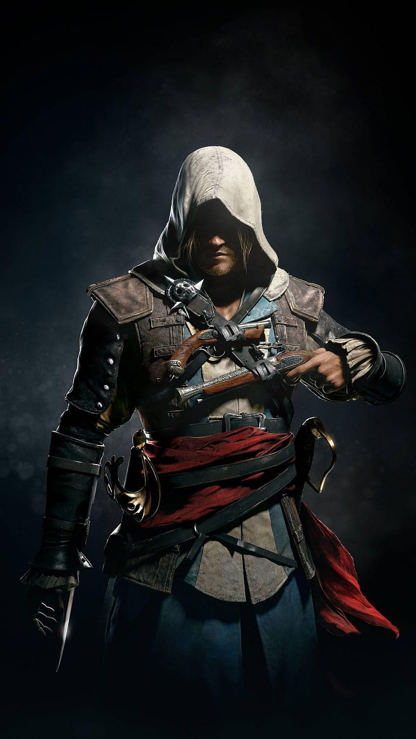 Assassins Creed IV Bendera Hitam Edward Android wallpaper ponsel HD