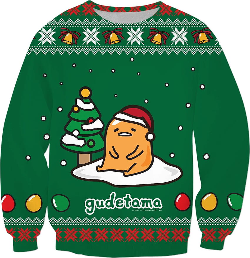 Gudetama Ugly Christmas Sweater HD phone wallpaper