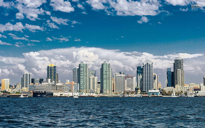 San Diego Skyline HD wallpaper