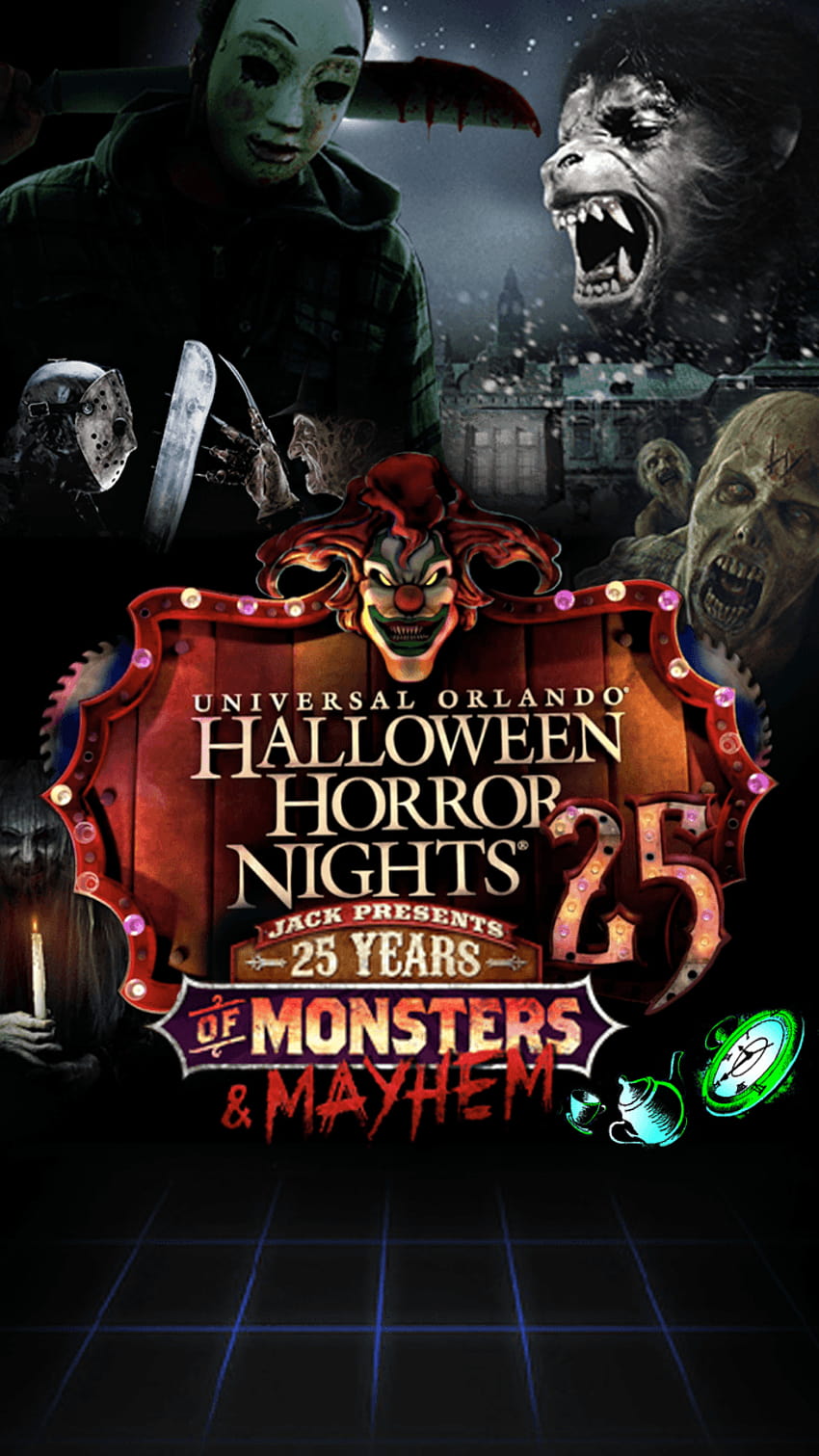 HHN 25 Fan, halloween horror nights HD phone wallpaper