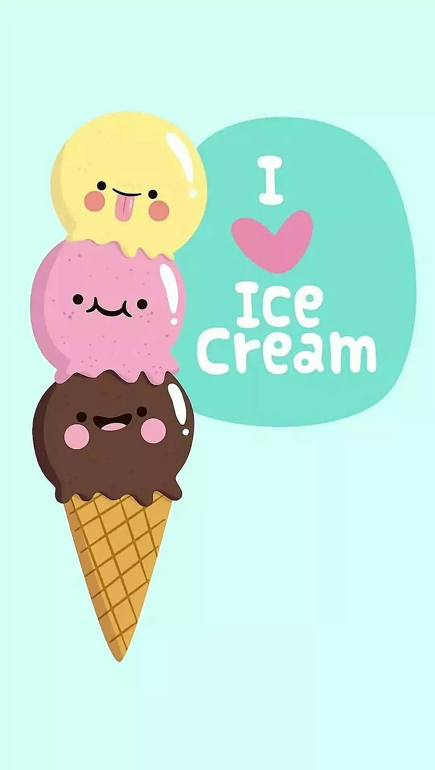 Tanja Hjorth on drawing, i love ice cream HD phone wallpaper