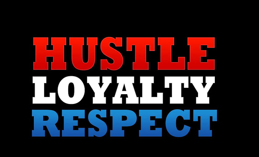 Hustle. Loyalty Respect. HD wallpaper