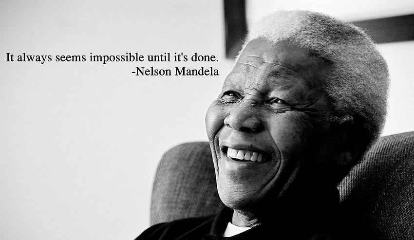Nelson Mandela Najlepsze cytaty, dzień Mandeli Tapeta HD