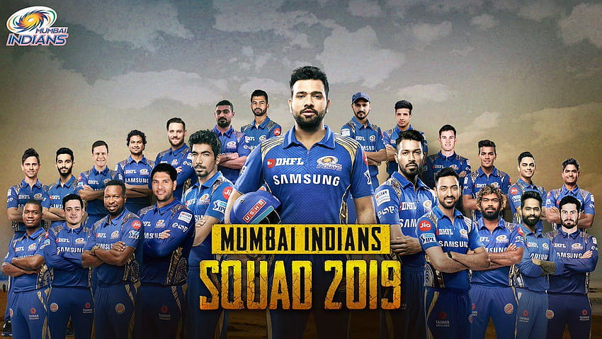 Mumbai Indians IPL 13: plantilla del equipo MI, lista de jugadores, fuerza fondo de pantalla