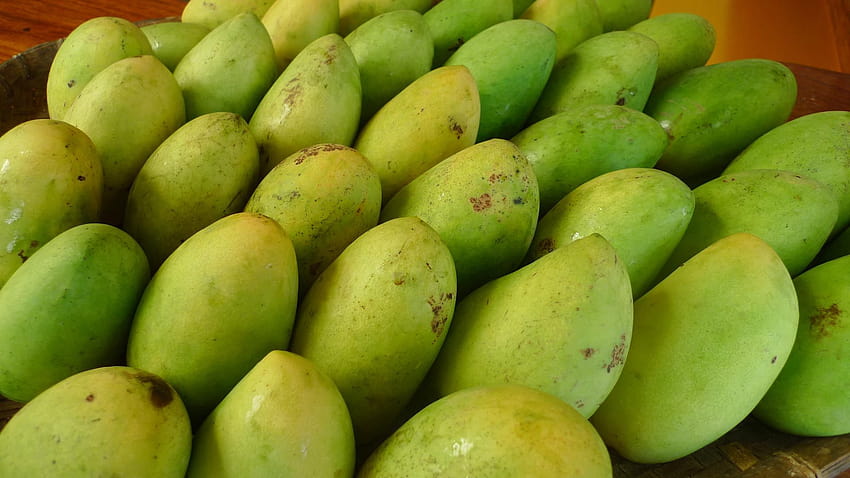 Kolorowe mango, zielone mango Tapeta HD