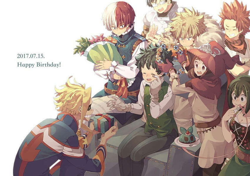  El cumpleaños de Midoriya Izuku, el cumpleaños de Deku fondo de pantalla