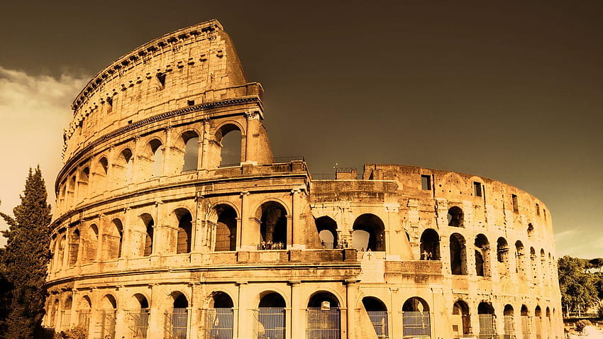 Ancient Rome, background of old rome HD wallpaper