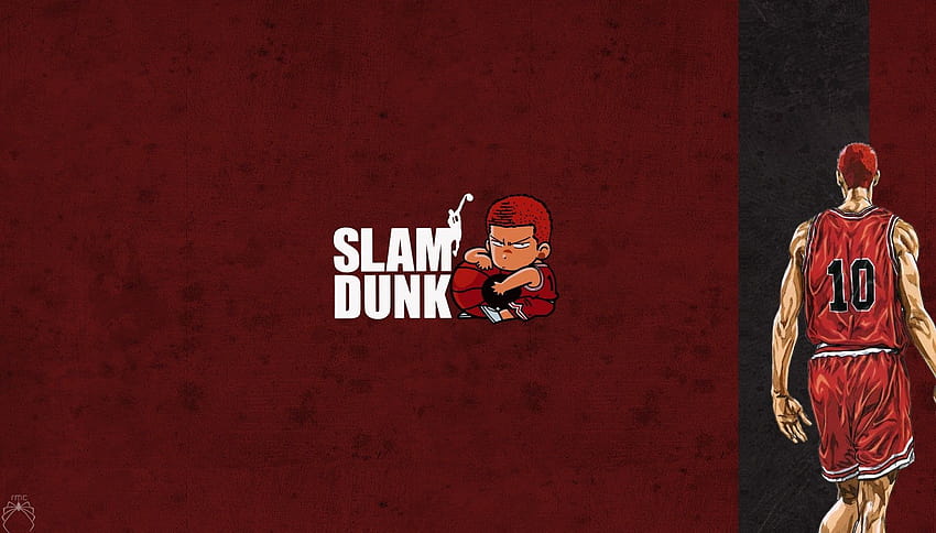 Slam Dunk Shohoku High Sakuragi Hanamichi, anime slam dunk fondo de pantalla
