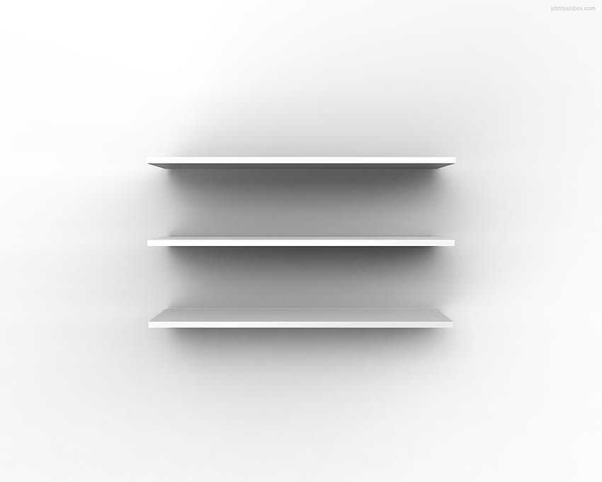Empty shelf Inbox [5000x4000] за вашия , мобилен телефон и таблет, празна лавица за книги HD тапет