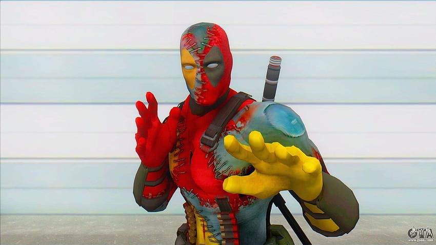 Evil Deadpool Marvel for GTA San Andreas, 사악한 데드풀 HD 월페이퍼