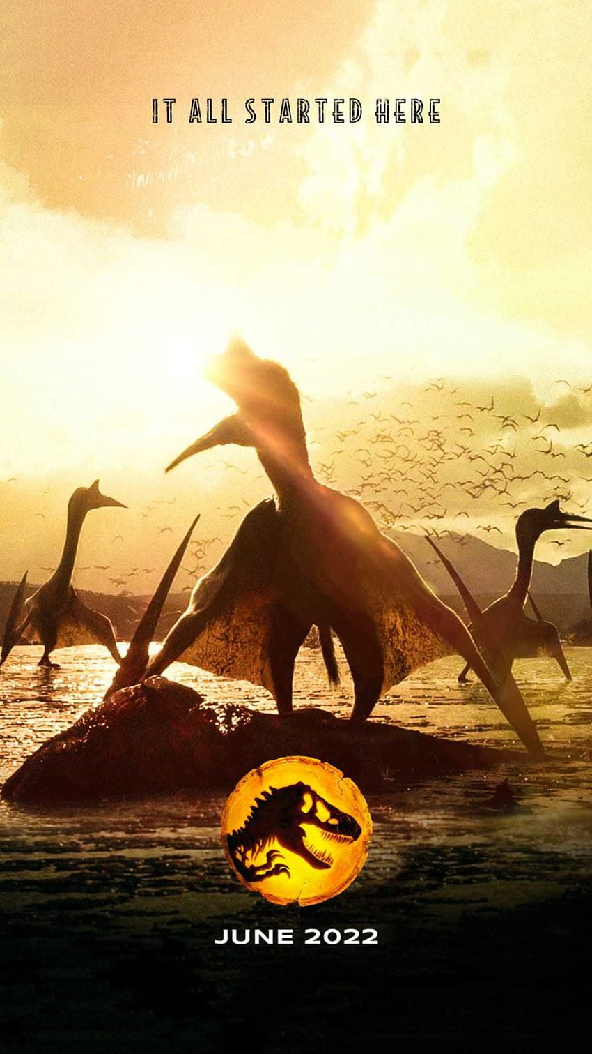 Jurassic World Dominion Temukan lebih banyak Poster Dominion, Dunia Jurassic, Dunia Jurassic… pada tahun 2022, dominasi dunia jurassic 2022 wallpaper ponsel HD