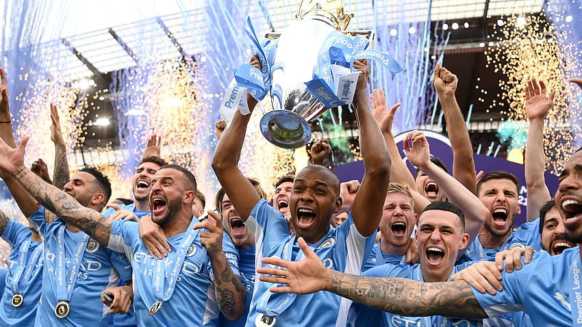 Premier League: Manchester City produz retorno impressionante para garantir o título no último dia dramático, manchester city premier league champions 2022 papel de parede HD