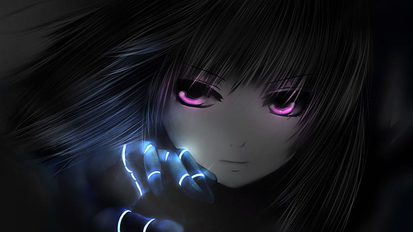 Dark Anime, anime girl evil HD wallpaper