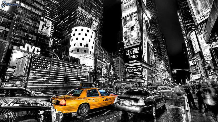 Taksi NYC, taksi new york Wallpaper HD