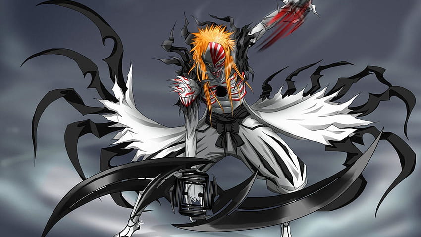 Estátua Ichigo Kurosaki Hollow Vasto Lord: Bleach Anime Mangá