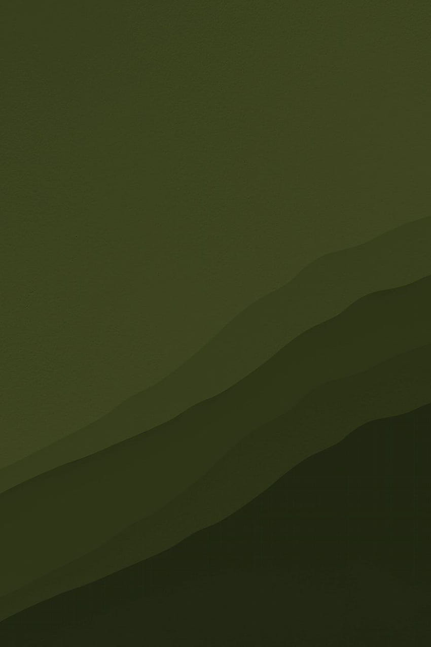 Абстрактни фонове тъмно маслинено зелено, естетика маслинено зелено HD тапет за телефон