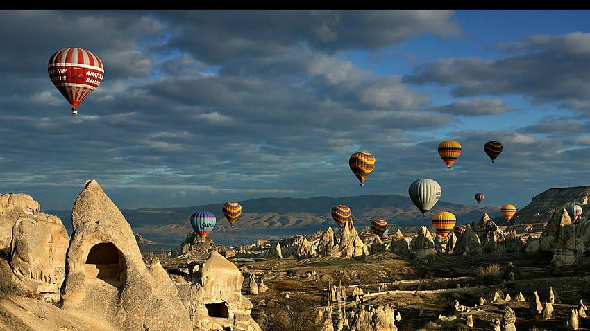 Heißluftballons Kappadokien, Kappadokien HD-Hintergrundbild