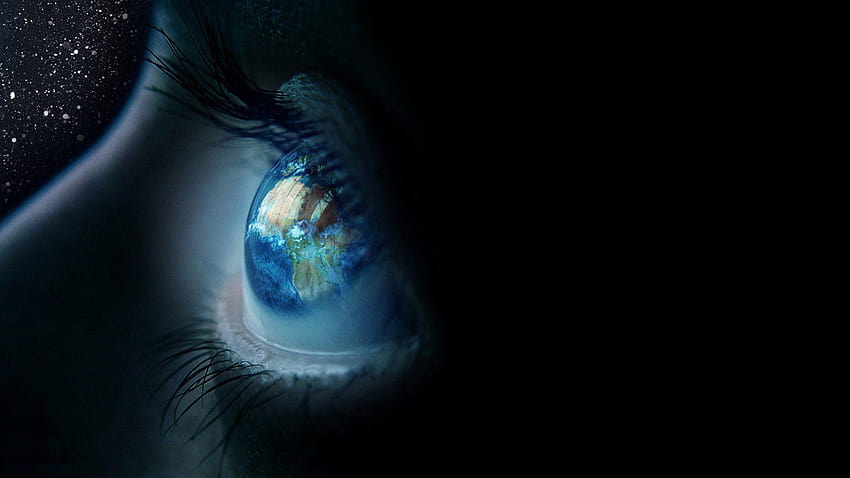 Earth, Eyes, Eyelashes, Stars, Closeup, Continents, Africa, Black, closed earth HD wallpaper