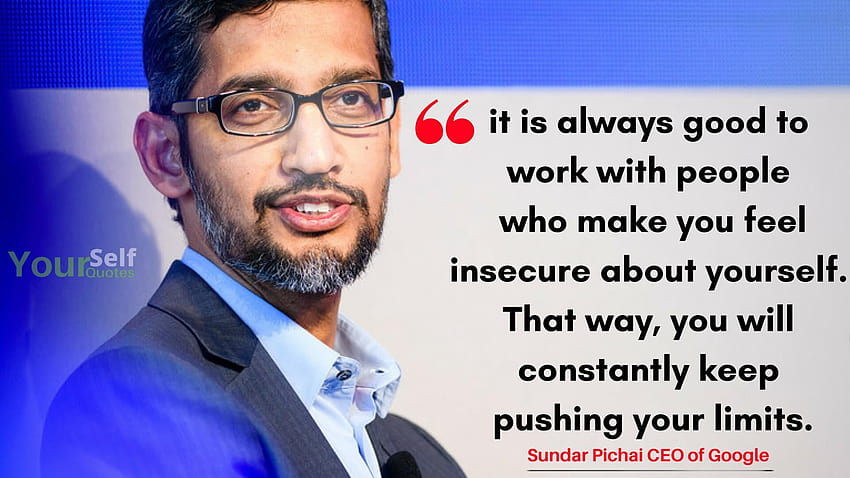 1 Сундар Пичай, главен изпълнителен директор на Google HD тапет
