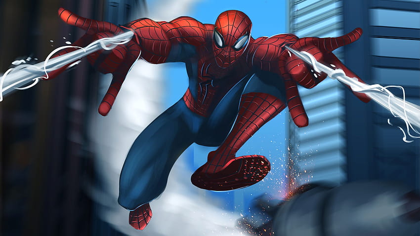 Örümcek Adam Ağ Atıcısı, Süper Kahramanlar, Arka Planlar ve örümcek adam ağ atıcıları HD duvar kağıdı