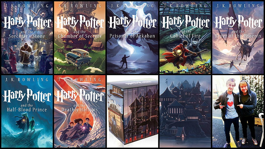ทำจากปกหนังสือใหม่! : แฮรี่พอตเตอร์ หนังสือแฮรี่พอตเตอร์ วอลล์เปเปอร์ HD