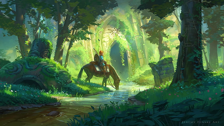 The Legend Of Zelda Breath Of The Wild Fanart , Games, Backgrounds, and HD duvar kağıdı