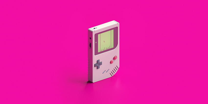 963243 , GameBoy, LoFi, magenta, video games, synthwave, simple background, pink, Nintendo, pink background, retro games, lofi pink HD wallpaper