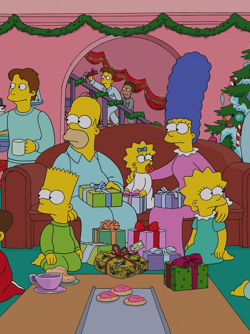 Simpsons Christmas f JPG 4800x2700 184455 UP [4800x2700] for your