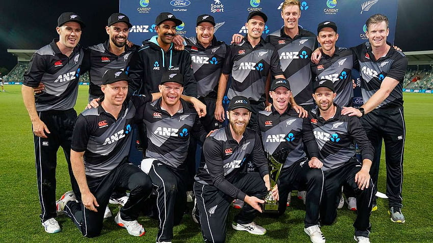 La Nuova Zelanda farà un tour in Bangladesh per 5 T20I a settembre, squadra nazionale di cricket della Nuova Zelanda Sfondo HD