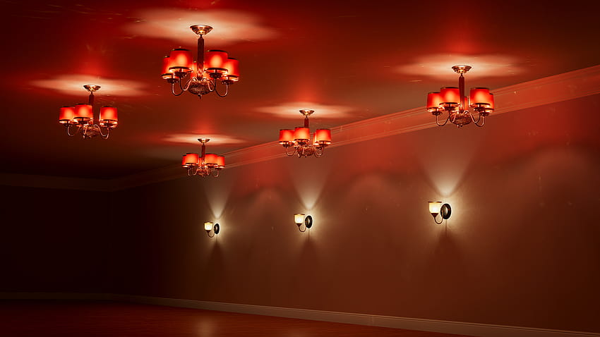 Create high, ceiling lights HD wallpaper