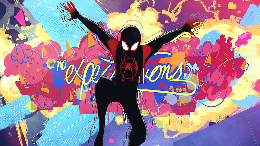 2048x1152 Spiderman Into Spiderverse 2048x1152 Resolution , Backgrounds, and, no expectations spider man into the spider verse HD wallpaper