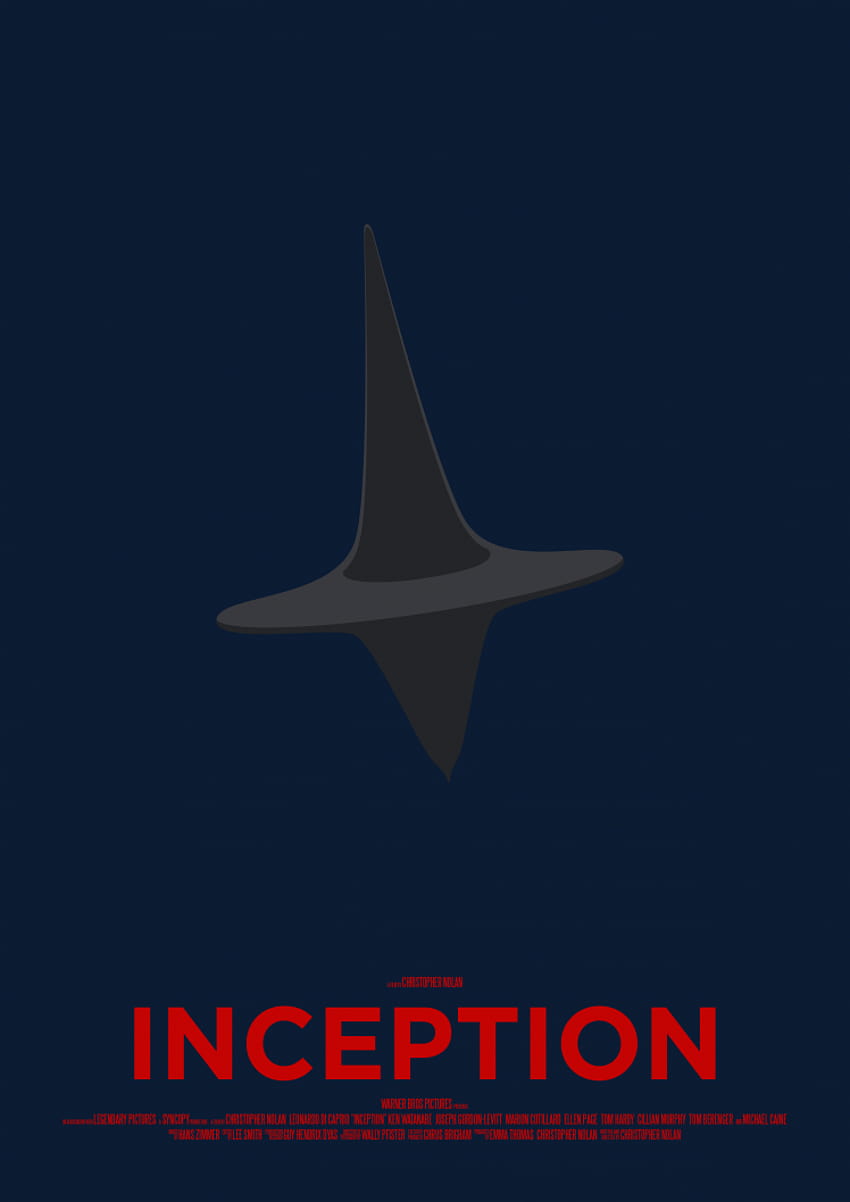 movies, Film Posters, Minimalism, Blue Background, Inception, movies mobile HD phone wallpaper