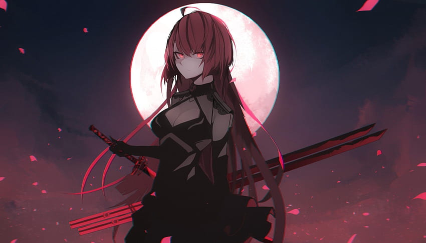 Blutige Königin, Anime-Mädchen blutig HD-Hintergrundbild